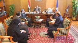 بالصور| محافظ دمياط يبحث موقف مشروعات الصحة