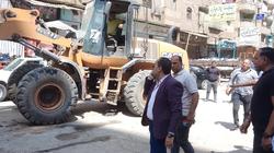 الجيزة تواصل جهود منع التعدي على الطريق العام
