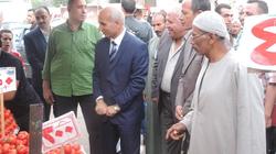 مساعد وزير الداخلية لوسط الدلتا يتفقد الأسواق والقوافل
