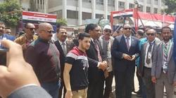 النائب خالد عبد العزيز بعد الإدلاء بصوته: "لازم نقول نعم لمصر"