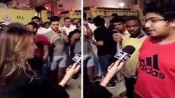 بالفيديو| سعودي يتحرش بمذيعة على الهواء: "أنتي أقوى من صاروخ الحوثي"