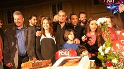 لطيفة لأسرة مسلسل "كلمة سر": حبايبي.. بحبكم جدا