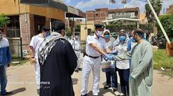  صور.. 12 متعافيا من كورونا يغادرون "اليونيسكو للعزل" بالمنوفية