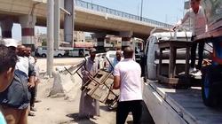 رفع 1346 حالة إشغال طريق في دمنهور بالبحيرة