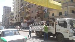 رفع 2388 حالة إشغال طريق بدمنهور والرحمانية خلال أسبوع