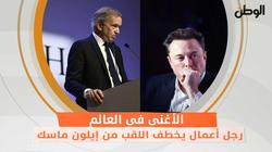 رجل أعمال يخطف لقب الأغنى في العالم من إيلون ماسك
