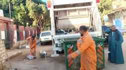 رفع 526 طن مخلفات وتسوية وتمهيد طرق خلال حملات نظافة بأسيوط
