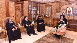 بالصور| تواضروس يلتقي قادة الكشافة الكنسية وأساقفة