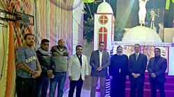 رئيس مدينة مرسى علم يهنئ راعي كنيسة العذراء بعيد الميلاد