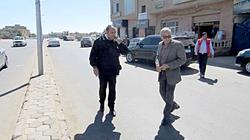 تعديل مسار السيارات بشارع الإذاعة برأس غارب لتنظيم العملية المرورية