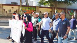انطلاق مسيرة لفتيات برنامج «ريحانة» بكفر الشيخ احتفالا بنصر أكتوبر