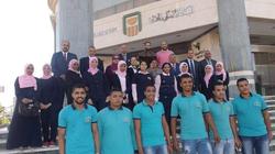 طلاب "التجارة المتقدمة" بالغردقة في زيارة للبنك الأهلي لمعرفة العمل المصرفي