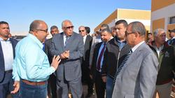 محافظ الوادي الجديد يتفقد أعمال إنشاء مدرسة بلاط الثانوية الزراعية