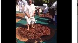 بالفيديو| طريقة مقززة لعجن التمر.. و"مغردون" يحذرون من شراءه