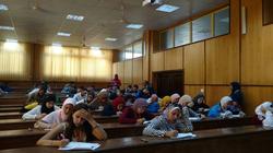 بدء الاختبار التحريري لاختيار الطالب المثالي بأسبوع شباب الجامعات