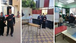 "الداخلية" تصطحب أسر شهداء الشرطة إلى لجانهم