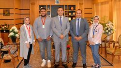 جامعة المنصورة تكرم طلاب المراكز الأولى يبطولة أفريقيا للجودو ببروندي