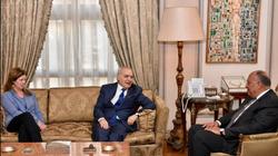 بالصور| وزير الخارجية يلتقي المبعوث الأممي إلى ليبيا