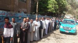 إقبال كبير من الناخبين على صناديق الاقتراع في الجيزة