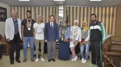 "القناة" تكرم الفائزين بمهرجان كرة السرعة للجامعات المصرية