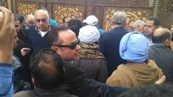 بالصور| توافد نجوم الكرة على جنازة أحمد رفعت