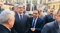 العناني يتفقد أعمال تطوير الكنيسة المرقسية