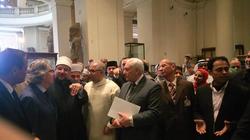 بالصور| جولة وزير الأوقاف في المتحف المصري