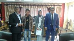 بالصور| وكيل وزارة التعليم بجنوب سيناء يكرم حفظة القرآن الكريم