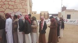 إقبال كثيف من الناخبين على لجان مدينتي "النجيلة" و"براني"