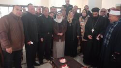 سجن وقسم جمصة يستقبلان قيادات مجلس المدينة للتهنئة بعيد الشرطة