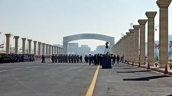 صور.. التجهيزات الأولى لجنازة مبارك العسكرية بمسجد المشير طنطاوي