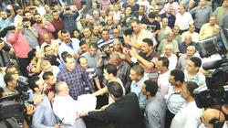 بالصور| "الكفن" ينهي خصومة ثأرية بين عائلتين بمنوف في المنوفية