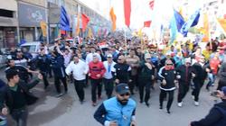 بالصور| ماراثون مشي وجري لـ"شباب كفرالشيخ" احتفالا بعيد الشرطة