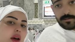 إسماعيل الليثي وزوجته يؤديان مناسك العمرة لنجلهما الراحل