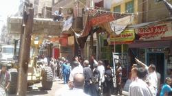 تحرير 13 محضر إشغالات عامة خلال حملة مكبرة بمركز منفلوط في أسيوط
