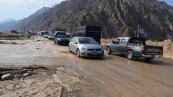 بالصور| إعادة فتح الطريق الدولي بمدينة نويبع أمام حركة المرور