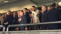 الخطيب يحضر مباراة الأهلي والأسيوطي