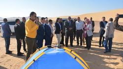 محافظ الوادي الجديد: الاتفاق على إنشاء فندق بيئي بمنطقة الكثبان الرملية ببئر جناح