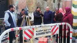 استكمال أعمال اللجنة الهندسية لـ"العقار المائل" بالإسكندرية