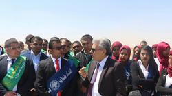 نصار يزور العاصمة الإدارية برفقة مجموعة من طلاب جامعة القاهرة