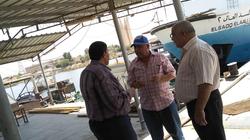 رئيس هيئة السد العالي يتفقد المعدات البحرية العاملة ببحيرة ناصر