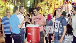 «سقا» يستقبل زوار الحسين بـ«كولمن»