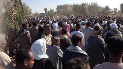 الأهالي يستعدون لتشييع جثمان أمين شرطة في الأمن الوطني ببني سويف