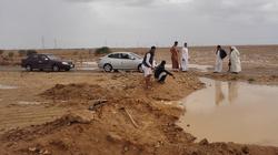 أمطار غزيرة على مطروح لليوم الثاني على التوالي