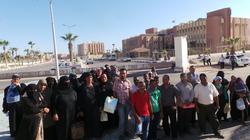 بالصور| المتضررون من إزالة منازلهم برأس سدر يطالبون الرئيس بالتدخل