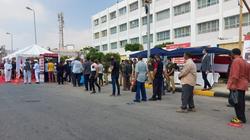 توافد الناخبين على لجان التجمع.. وناخب: نازل عشان مصر