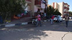 شباب نويبع يدشنون حملة لتعقيم الشوارع والمساجد