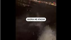 مخلوق مجهول بعيون متوهجة يطارد صيادا في عرض البحر «فيديو»
