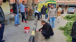 "يوم في حب مصر".. حملة لتجميل أسوار مستشفى أبو قير