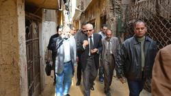 محافظ الجيزة: رصف 67 حارة ضيقة وتطوير الجزر الوسطى بحي شمال